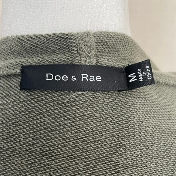 COPY - Women's Doe & Rae Zip Up Sweatshirt Jacket - Sz. M - Picture 6 of 6